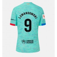 Camisa de time de futebol Barcelona Robert Lewandowski #9 Replicas 3º Equipamento Feminina 2023-24 Manga Curta